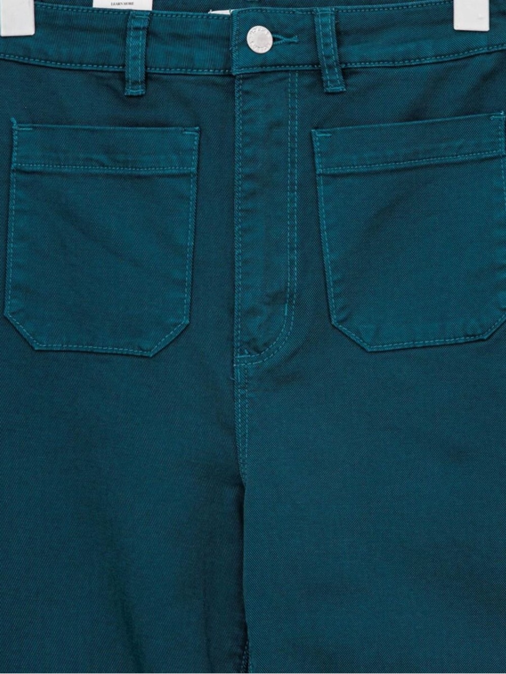 ROLLA'S High Rise Wide Leg Jeans in Forest Green 31 - Picture 4 of 6